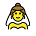 woman with veil on OpenMoji