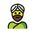 man wearing turban on OpenMoji