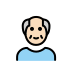 old man: light skin tone on OpenMoji
