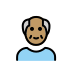 old man: medium skin tone on OpenMoji