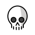 skull on OpenMoji