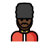 man guard: dark skin tone on OpenMoji