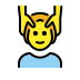 person getting massage on OpenMoji
