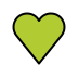 green heart on OpenMoji