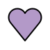 purple heart on OpenMoji
