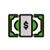 dollar banknote on OpenMoji