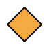 large orange diamond on OpenMoji