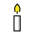 candle on OpenMoji