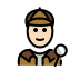 detective: light skin tone on OpenMoji