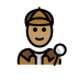 detective: medium skin tone on OpenMoji