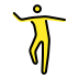 man dancing on OpenMoji