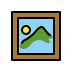 framed picture on OpenMoji