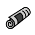 rolled-up newspaper on OpenMoji