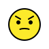 angry face on OpenMoji
