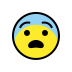 fearful face on OpenMoji