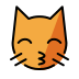 kissing cat on OpenMoji