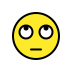 face with rolling eyes on OpenMoji