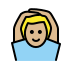 man gesturing OK: medium-light skin tone on OpenMoji