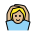 person gesturing OK: medium-light skin tone on OpenMoji