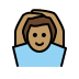 man gesturing OK: medium skin tone on OpenMoji