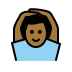 man gesturing OK: medium-dark skin tone on OpenMoji