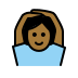 person gesturing OK: medium-dark skin tone on OpenMoji