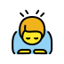 man bowing on OpenMoji