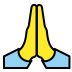 folded hands on OpenMoji