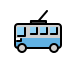trolleybus on OpenMoji