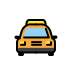 oncoming taxi on OpenMoji