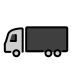 articulated lorry on OpenMoji