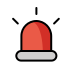police car light on OpenMoji