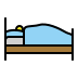 person in bed on OpenMoji