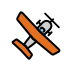 small airplane on OpenMoji