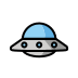 flying saucer on OpenMoji