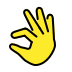 pinching hand on OpenMoji