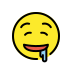 drooling face on OpenMoji