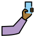 selfie: medium-dark skin tone on OpenMoji