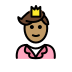 prince: medium skin tone on OpenMoji