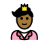 prince: medium-dark skin tone on OpenMoji