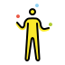 person juggling on OpenMoji