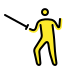 person fencing on OpenMoji
