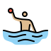 person playing water polo: medium-light skin tone on OpenMoji