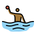 person playing water polo: medium-dark skin tone on OpenMoji