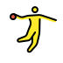 person playing handball on OpenMoji