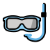 diving mask on OpenMoji