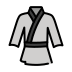 martial arts uniform on OpenMoji