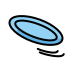 flying disc on OpenMoji