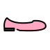 flat shoe on OpenMoji
