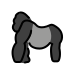 gorilla on OpenMoji